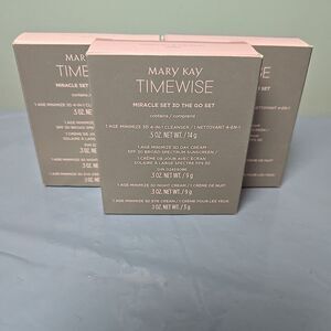 Mary Kay Timewise‎ Miracle Set The 3D Go Set NIB  Lot of (3) Exp. 07/24 & 8/22